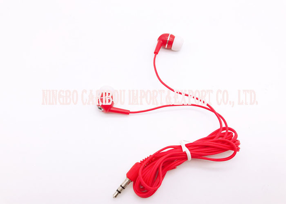 Spigola rossa stereo in cuffie dell'orecchio/cuffie basse estreme i connettori da 3,5 millimetri